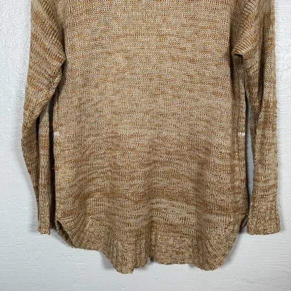 Ariat Women L Brown Pink Knit Date Night Sweater Southwest Pattern Long Sleeve - Picture 6 of 10